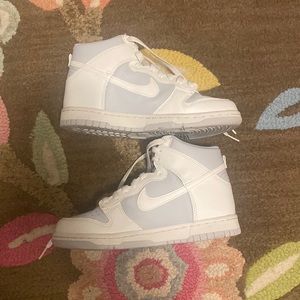 nike shoes, blue and white, boys size 3